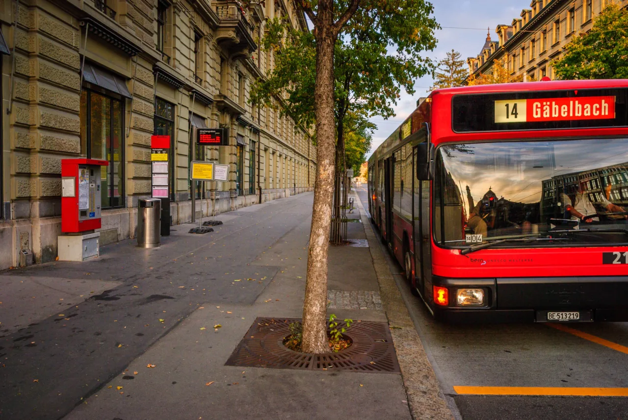 Hirschengraben (line 13, 14, 17), Bern, Switzerland