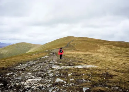 Hiking Ben Wyvis in Scotland