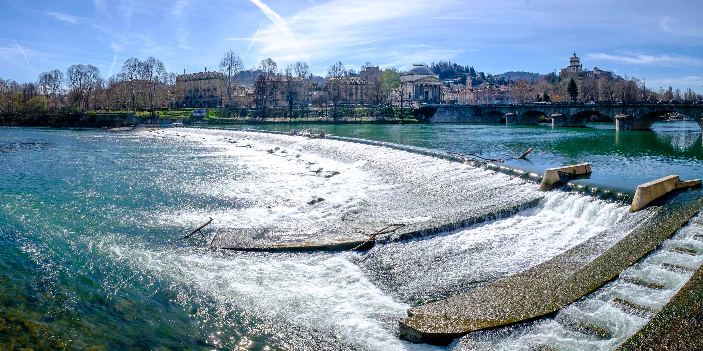 River Po, Turin, Italy
