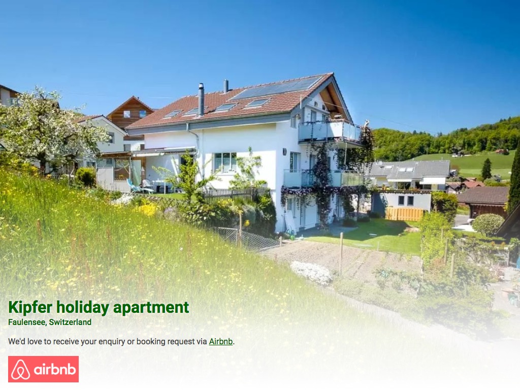 Screenshot of Kipfer holiday apartment, Faulensee, Switzerland