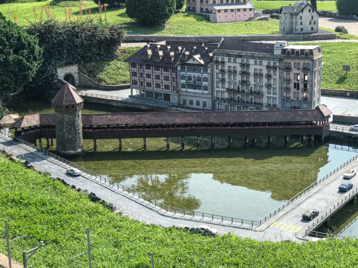 Model of the Chapel Bridge in Lucerne