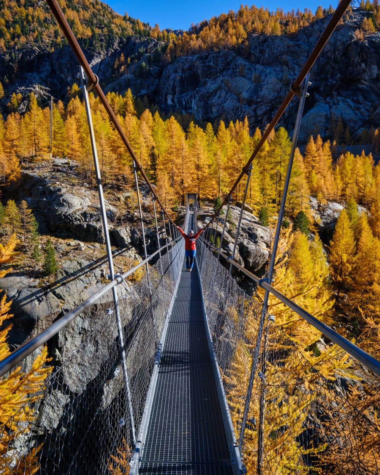 Furi suspension bridge, Zermatt