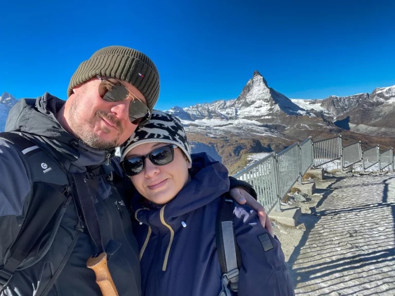 With Jo in Zermatt, 2021
