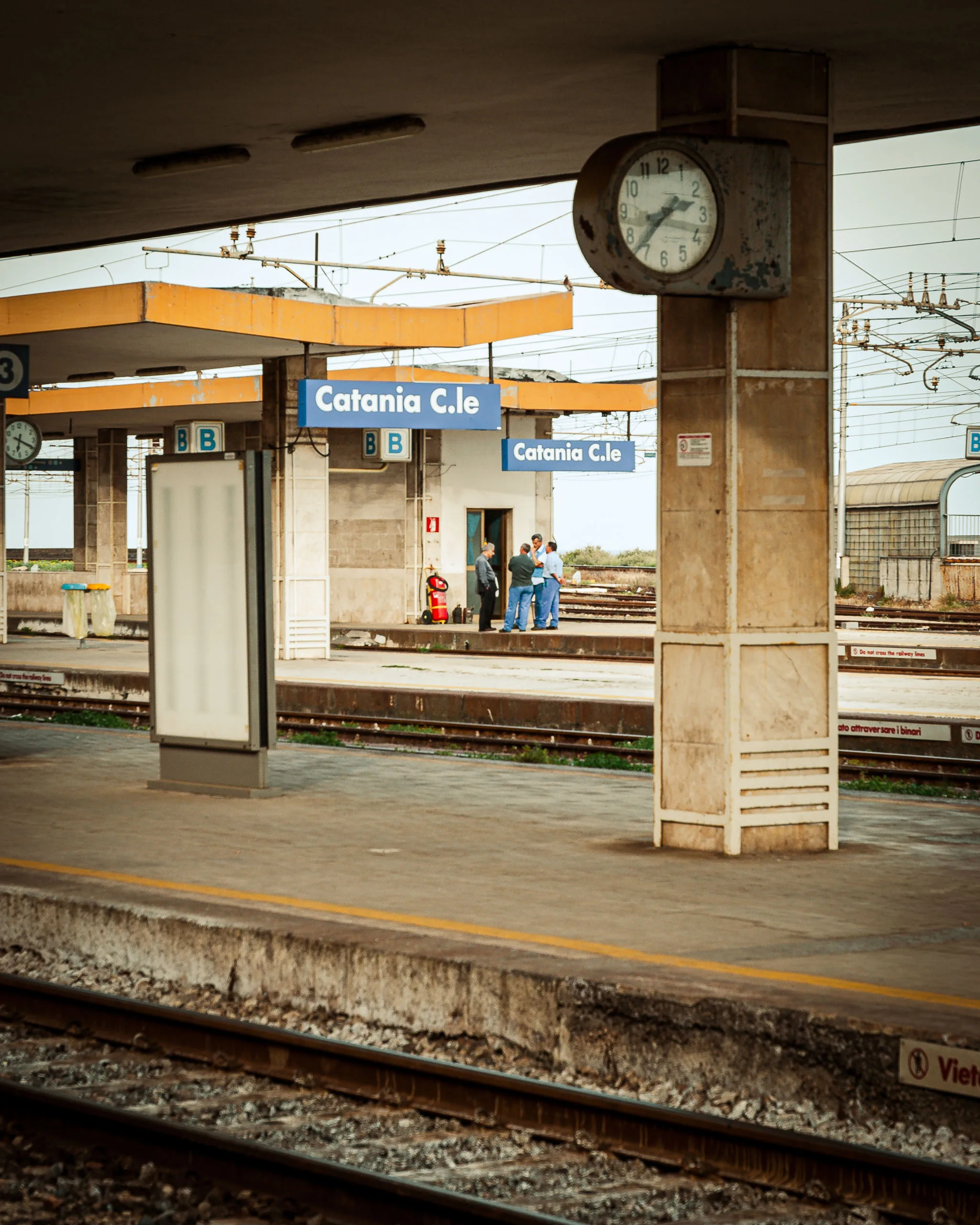 Catania railway station in 2009