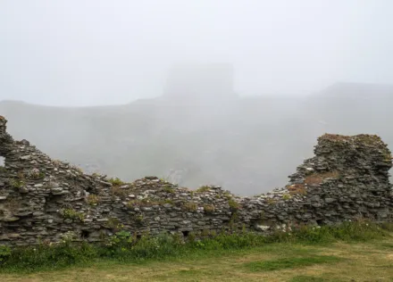 Tintagel in the fog