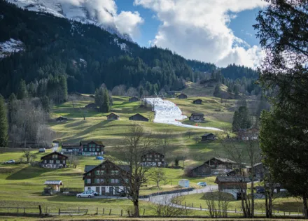 Spring skiing, Grindelwald