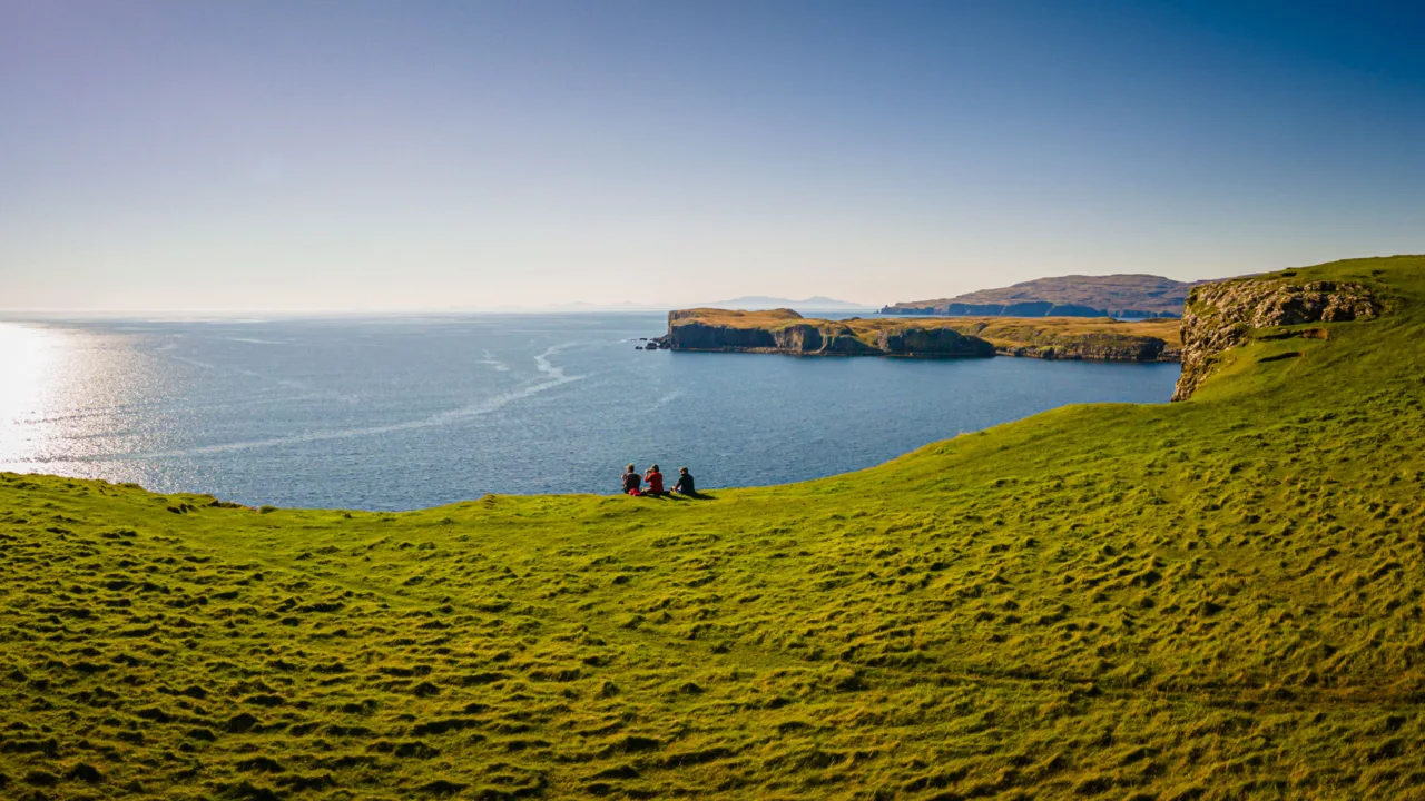 Looking out to sea from Oronsay island