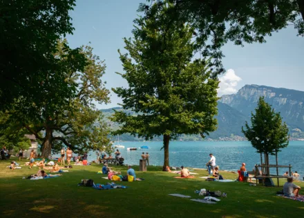 Wallrain park in Spiez