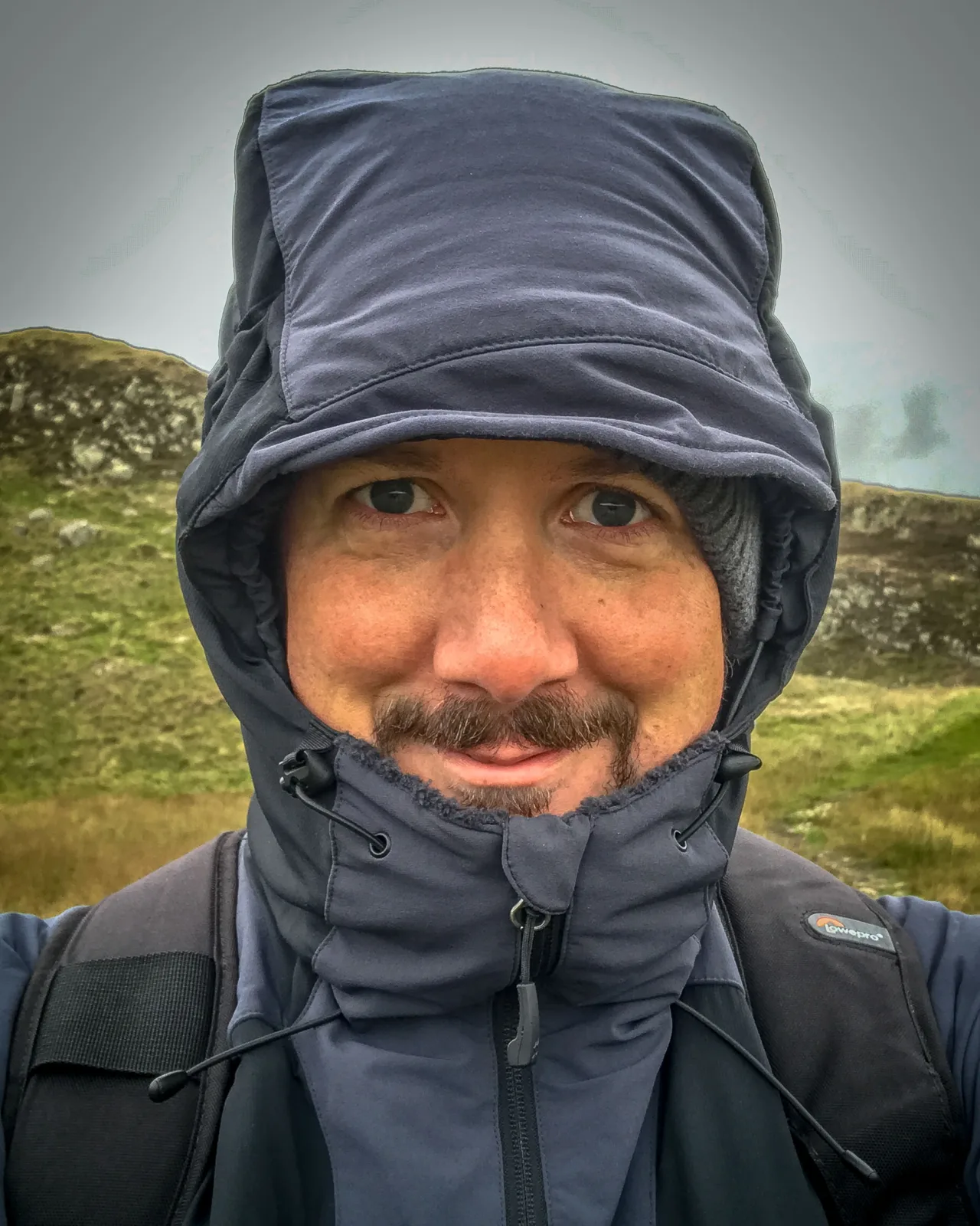 Selfie at Hadrian's Wall