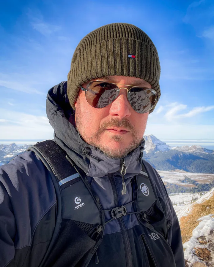 Selfie at Lombachalp