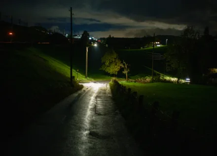 Street lamp in Faulensee