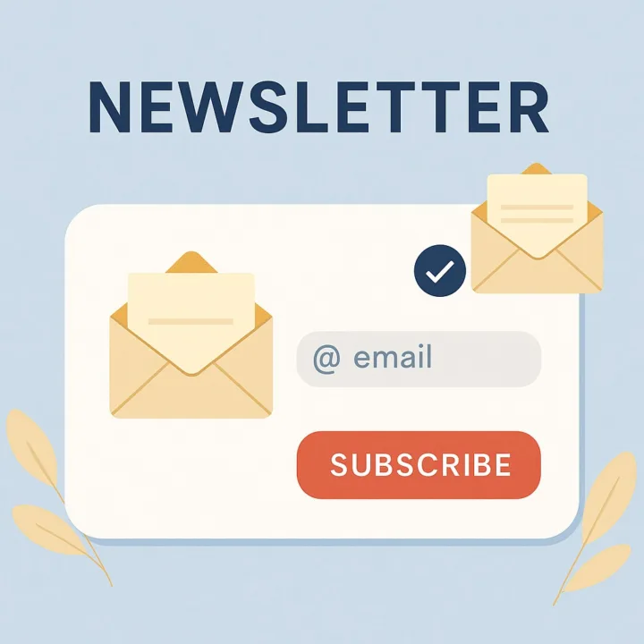 Newsletter subscription graphic