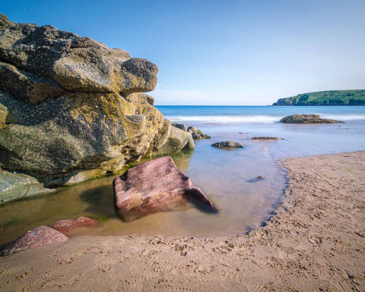 Freshwater East beach in Wales