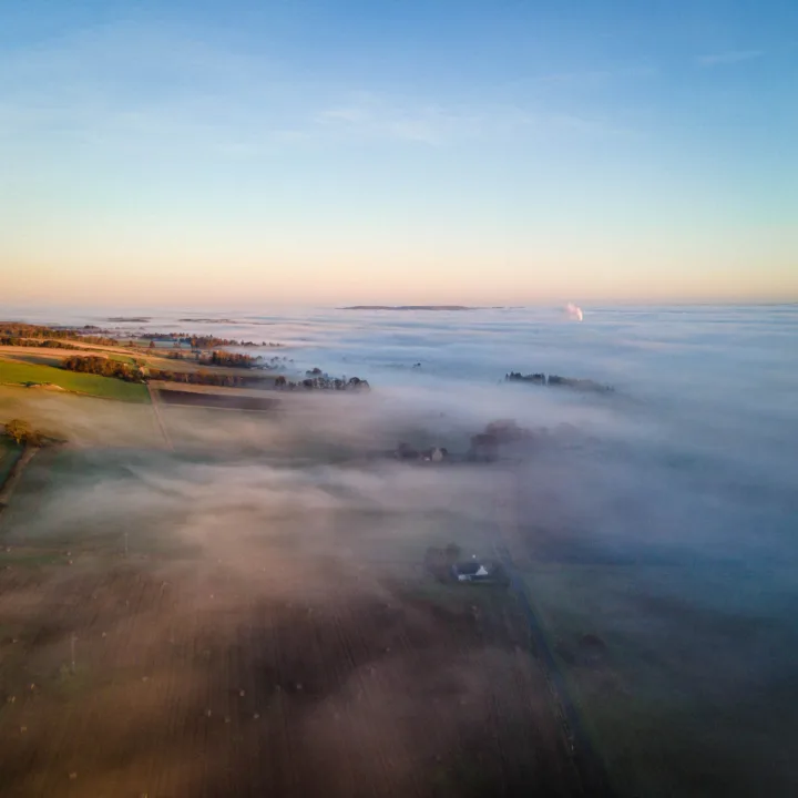 Cloud inversion over the Cromarty Firth